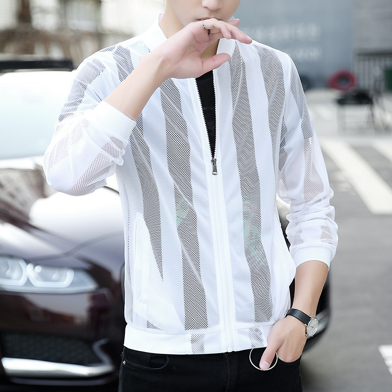 Summer Clothing Colors - 2024 New Mesh Stripe Sun Protection