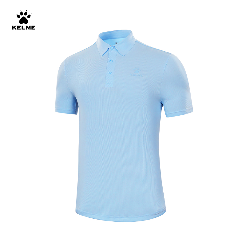Summer Clothing Brands Men - KELME Embroidery 85% Cotton Polo Shirts