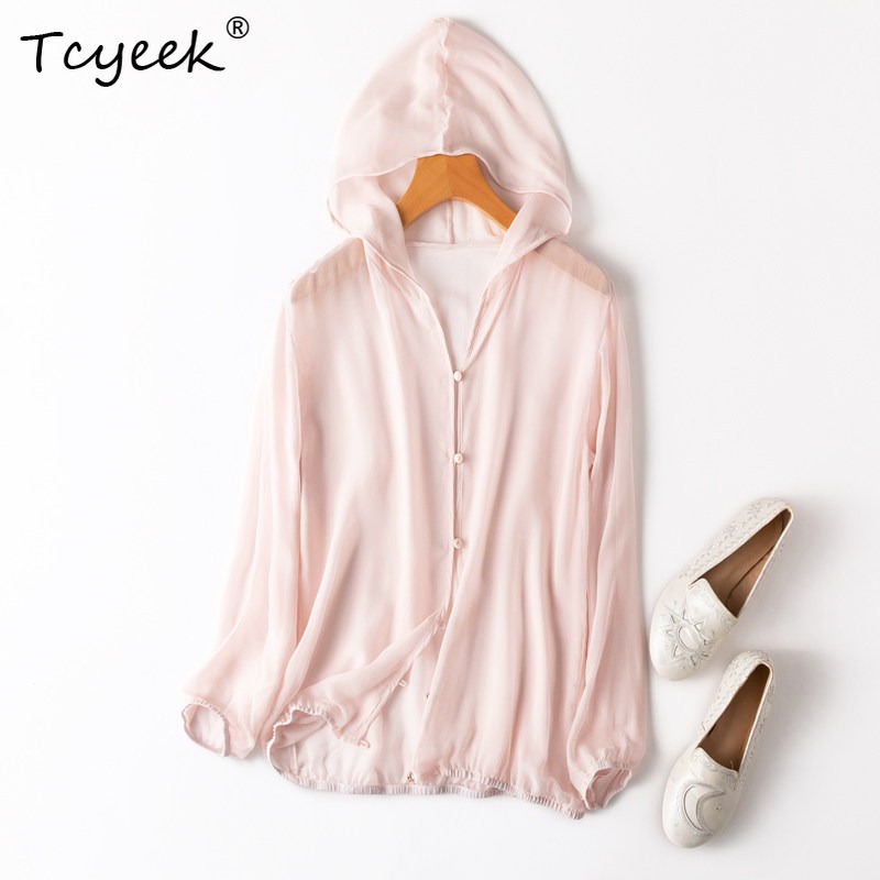 Summer Clothing Us - Tcyeek 100% Real Mulberry Silk Woman