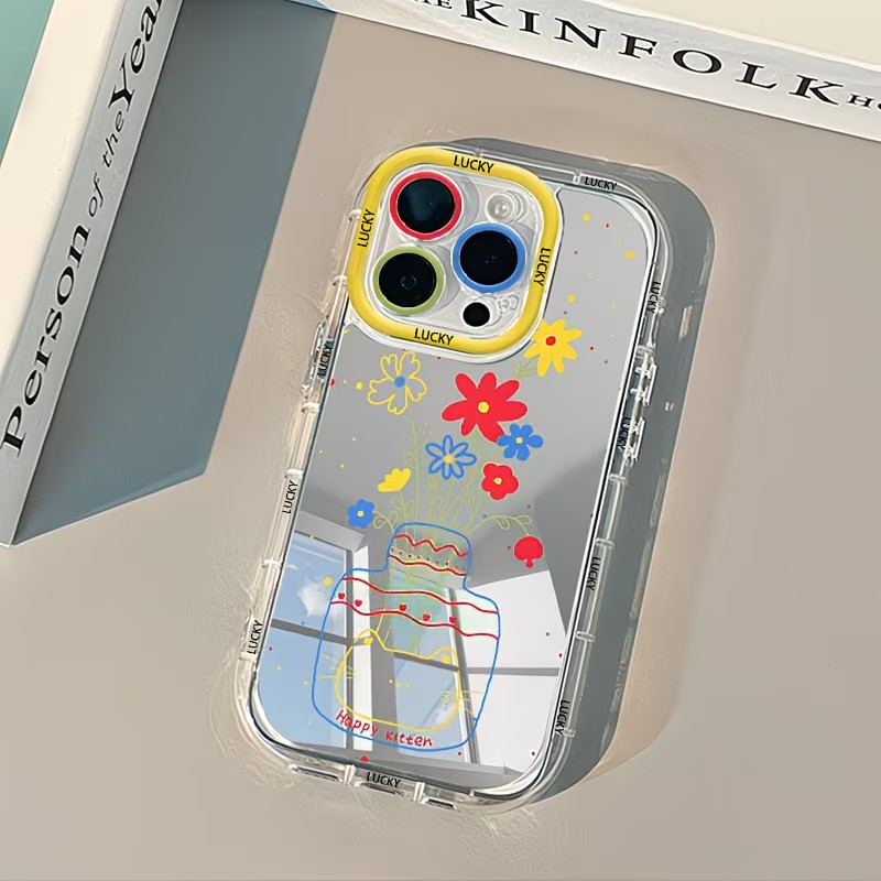 Summer Closet - Summer Daisy Cat Vase Design Mirror