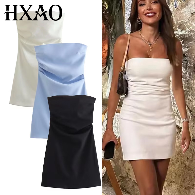 HXAO Dress Women Off Shoulder  - Summer Clothing Zara recension och pris