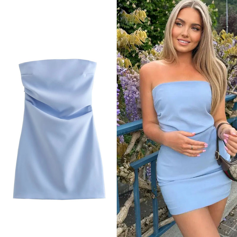 HXAO Dress Women Off Shoulder  - Summer Clothing Zara recension och pris