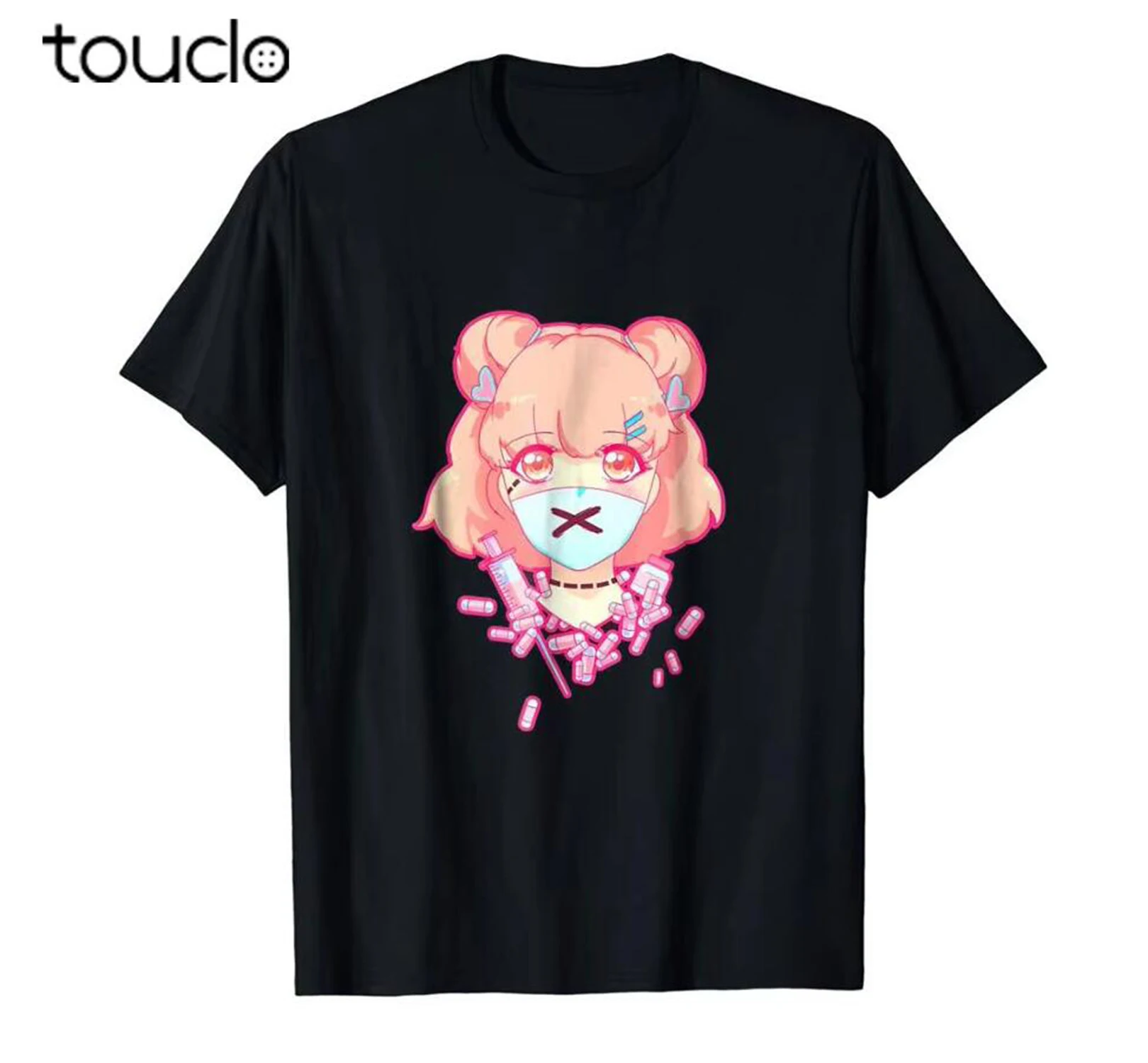 Pastel Menhera Anime Pills Psy - Summer Clothing Brands Men recension och pris