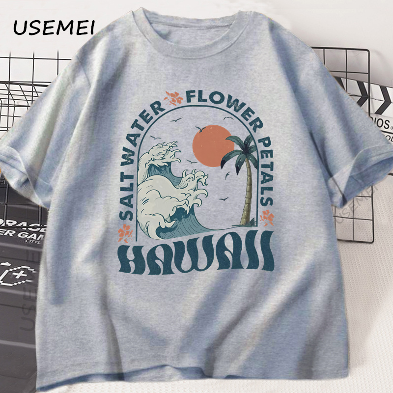 Hawaii Beach T-Shirt Ocean Bea - Summer Vibes Clothing Men recension och pris