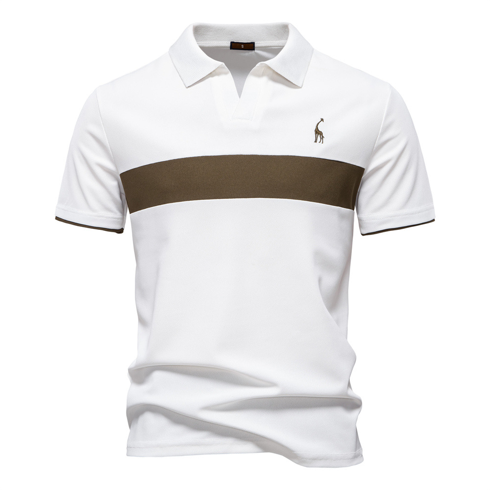 2025 New Summer Men‘s Polo Shi - Summer Clothing Colors recension och pris