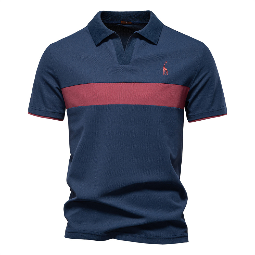 2025 New Summer Men‘s Polo Shi - Summer Clothing Colors recension och pris