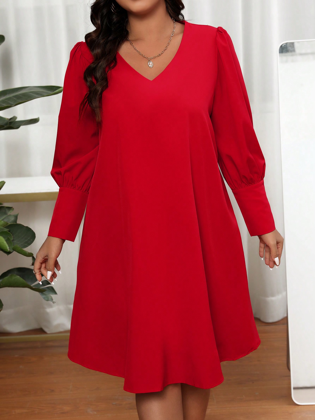 Women's Plus Size V Neck Lante - Summer Clothing Colors recension och pris