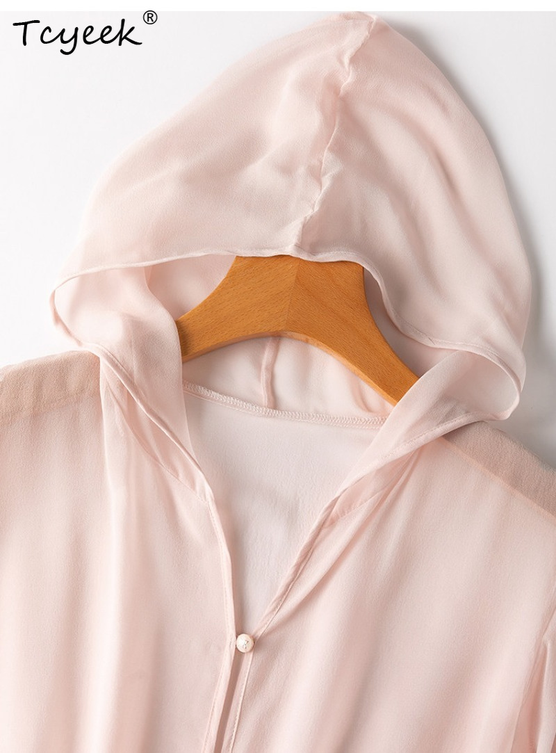 Tcyeek 100% Real Mulberry Silk - Summer Clothing Us recension och pris