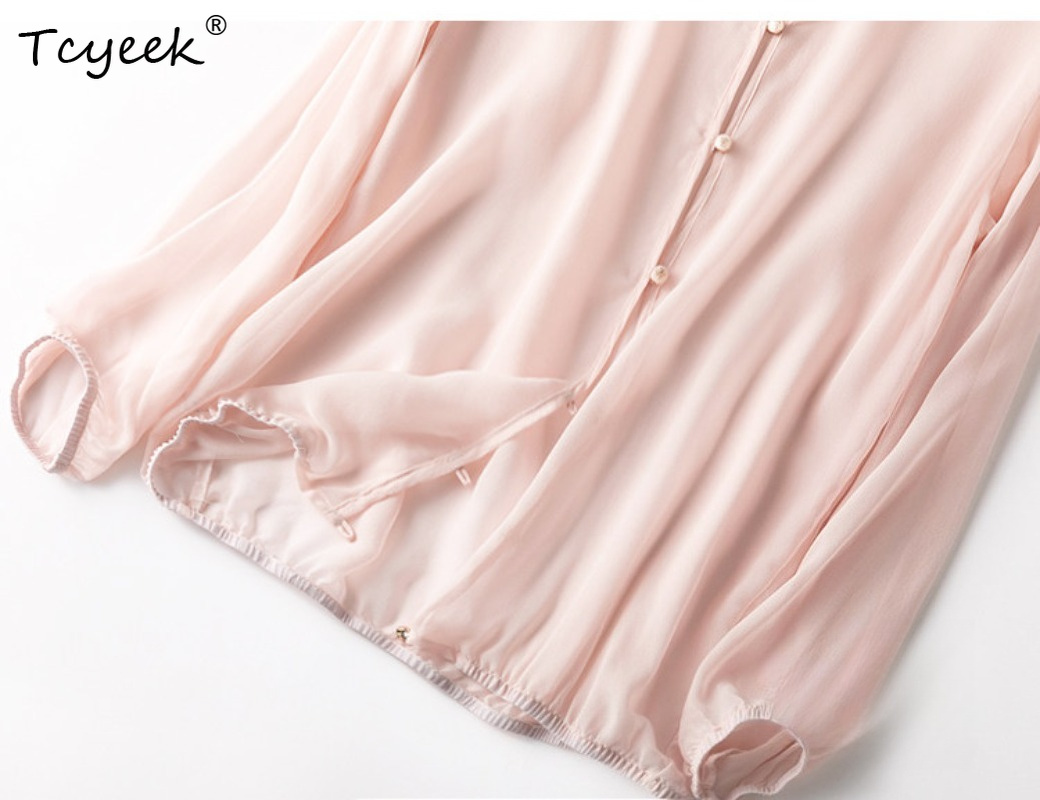 Tcyeek 100% Real Mulberry Silk - Summer Clothing Us recension och pris