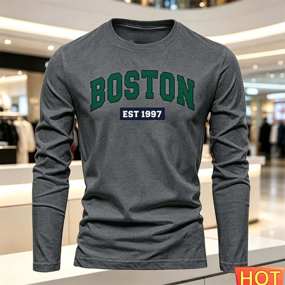 Autumn Summer Men's long sleev - Summer Clothing Us recension och pris