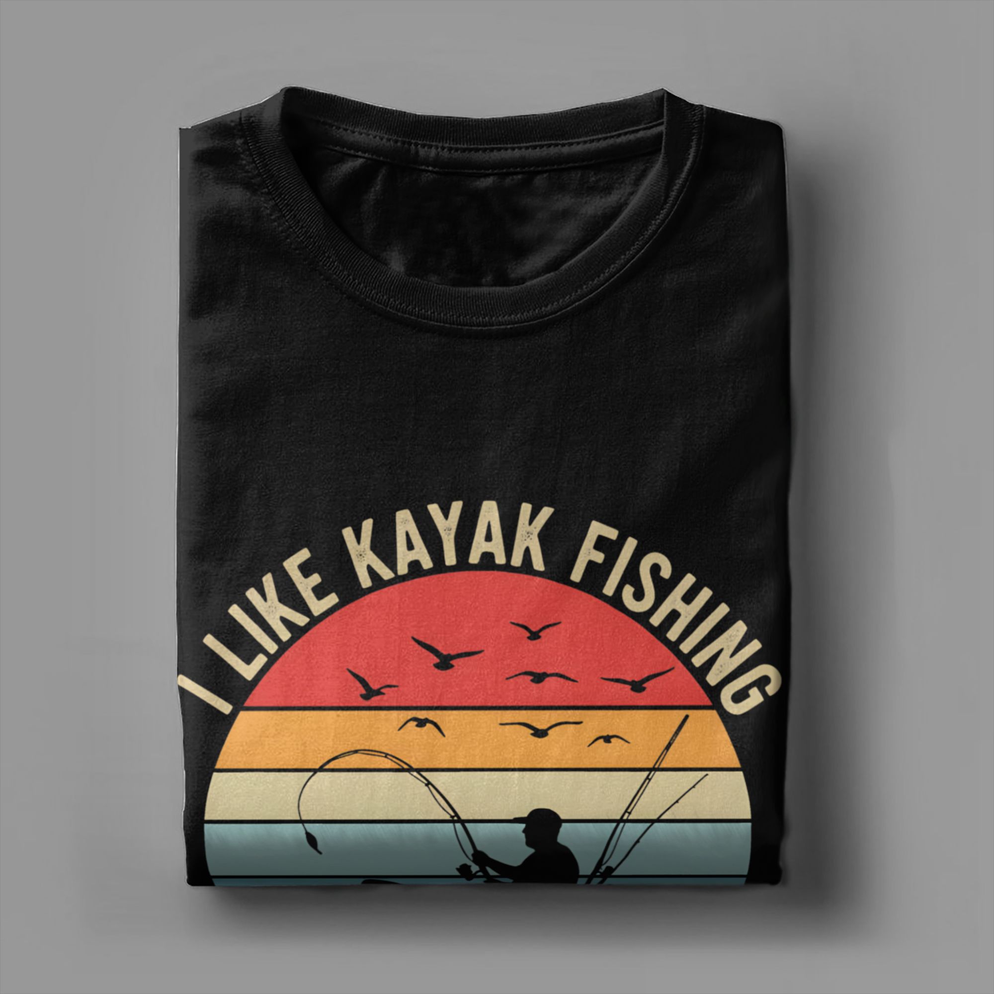 Kayak Fishing  T Shirt Summer  - Summer Kayaking Clothing recension och pris