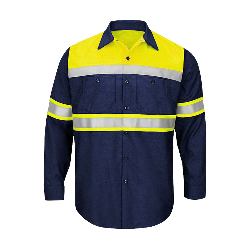 Men Shirt Long Sleeve 100% Cot - Summer Hi Vis Clothing recension och pris