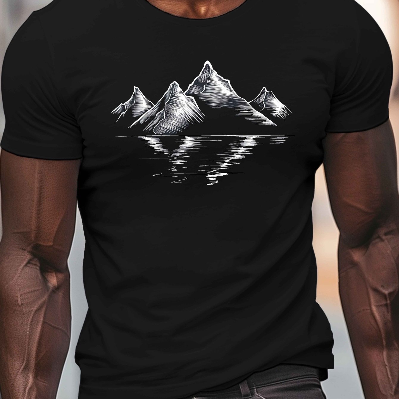 Men's Casual Royal T-Shirt wit - Summer Clothing Range recension och pris