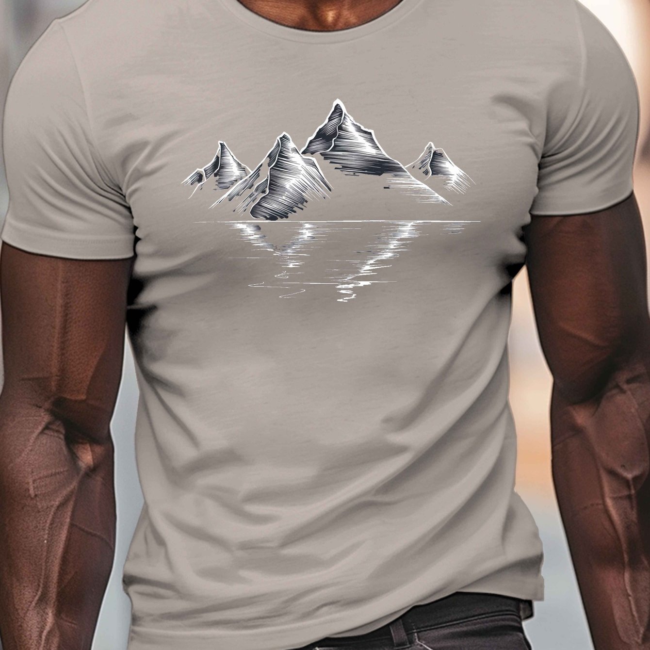 Men's Casual Royal T-Shirt wit - Summer Clothing Range recension och pris