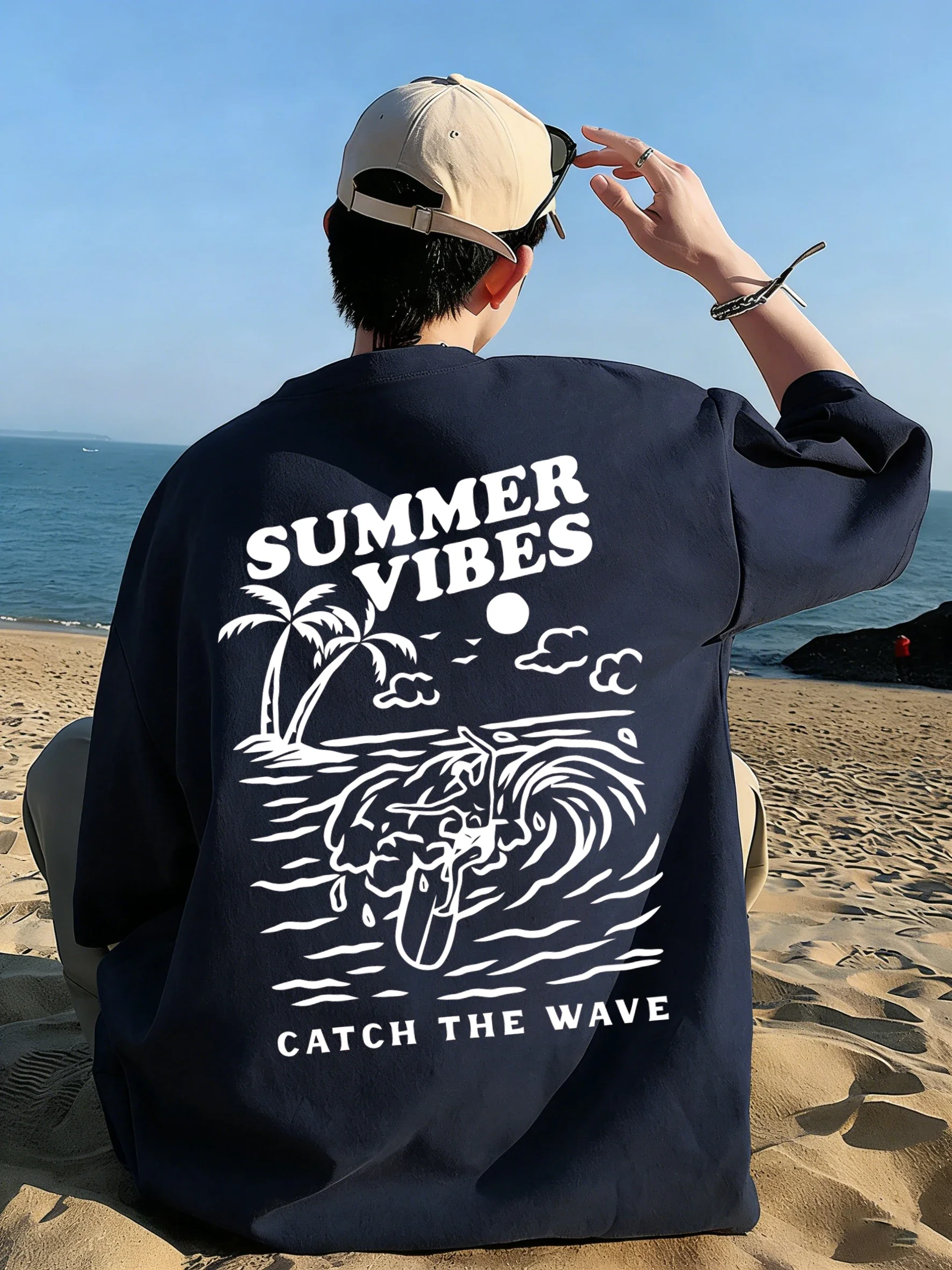 Summer Vibes Catch The Wave T- - Summer Vibes Clothing Men recension och pris