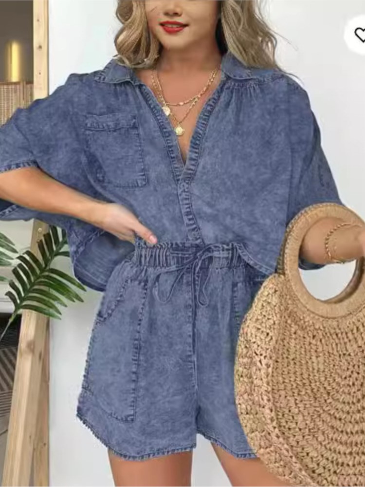 Fashion Vintage Denim Blue Sho - Summer Clothing Zara recension och pris