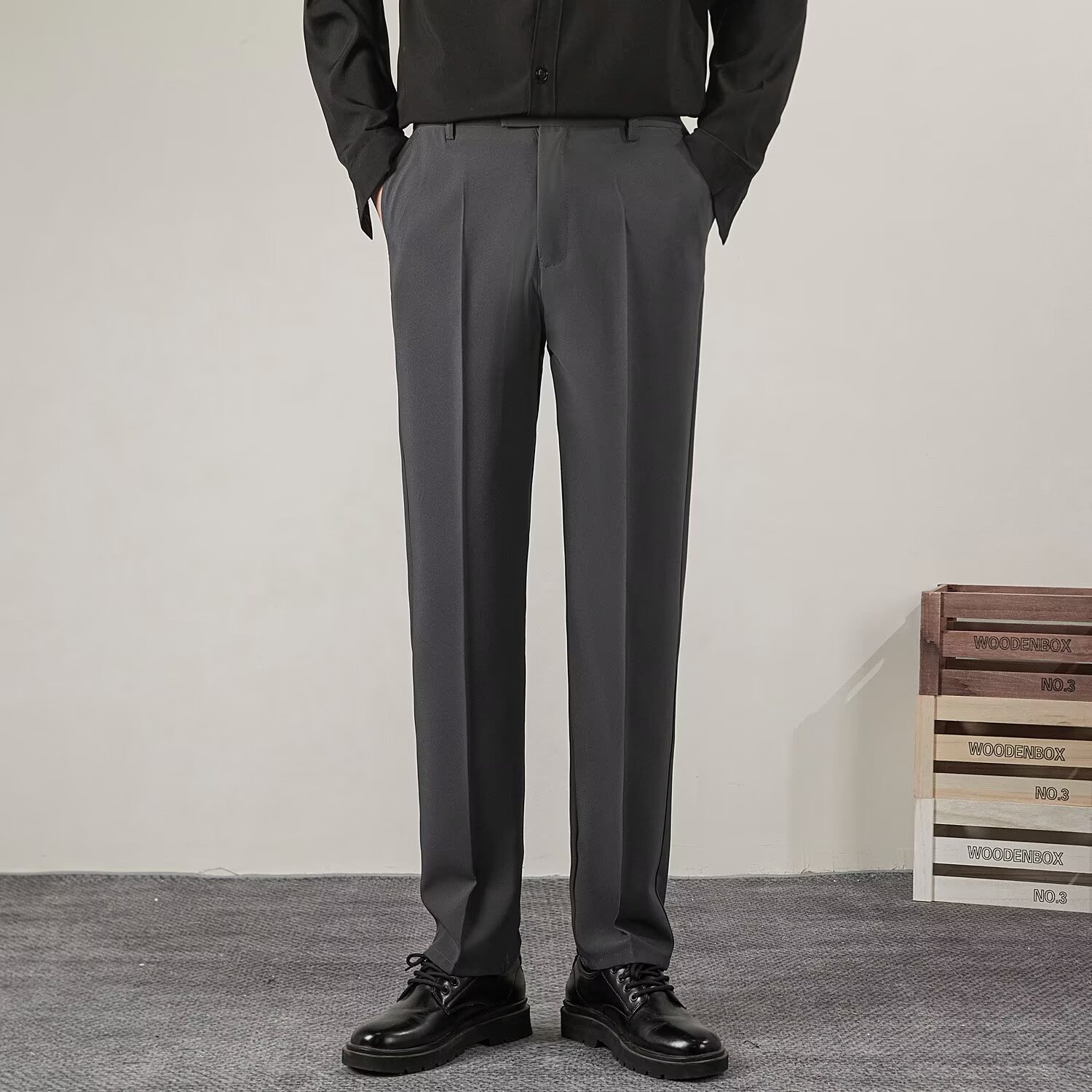 Summer Men's Solid Color Strai - Summer Clothing Brands Men recension och pris