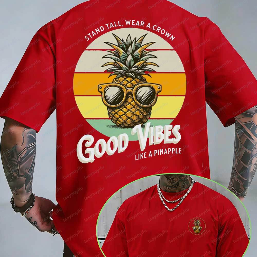 Men's Retro Summer Graphic T-S - Summer Vibes Clothing Men recension och pris