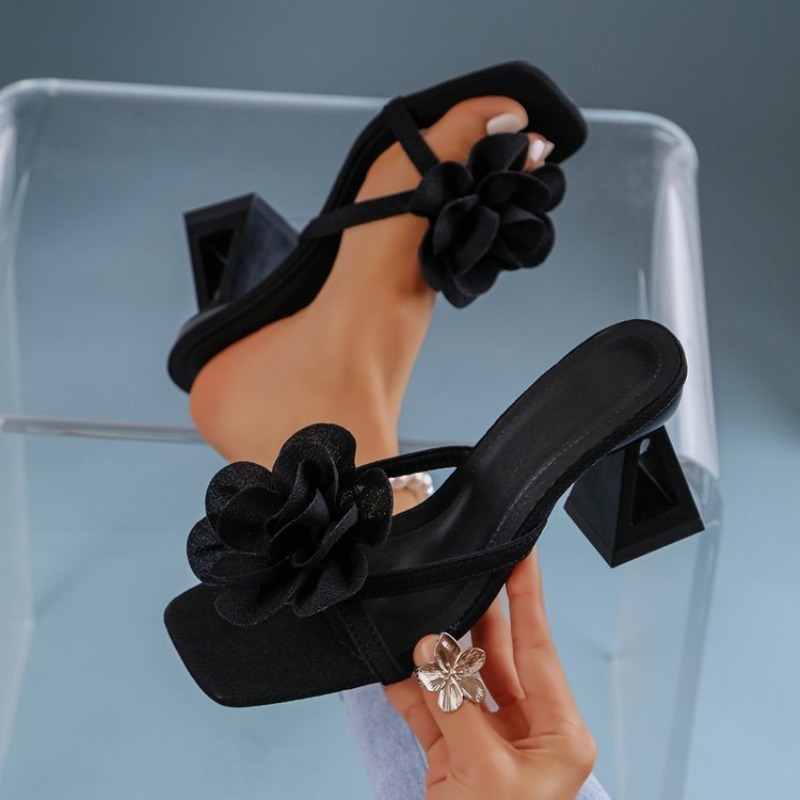 Womens 3D Flower Decor Sandals - Summer Clothing Offers recension och pris