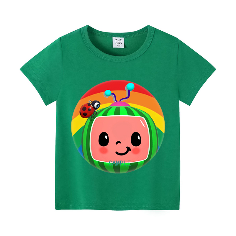 Cocomelons Baby T-Shirts Anime - Summer Clothing Girl recension och pris