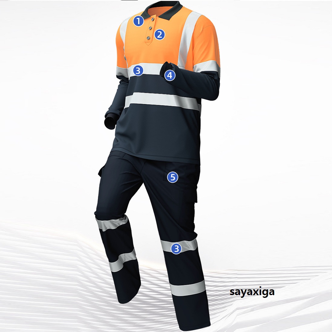 Hi Vis Safety Work clothing Qu - Summer Hi Vis Clothing recension och pris