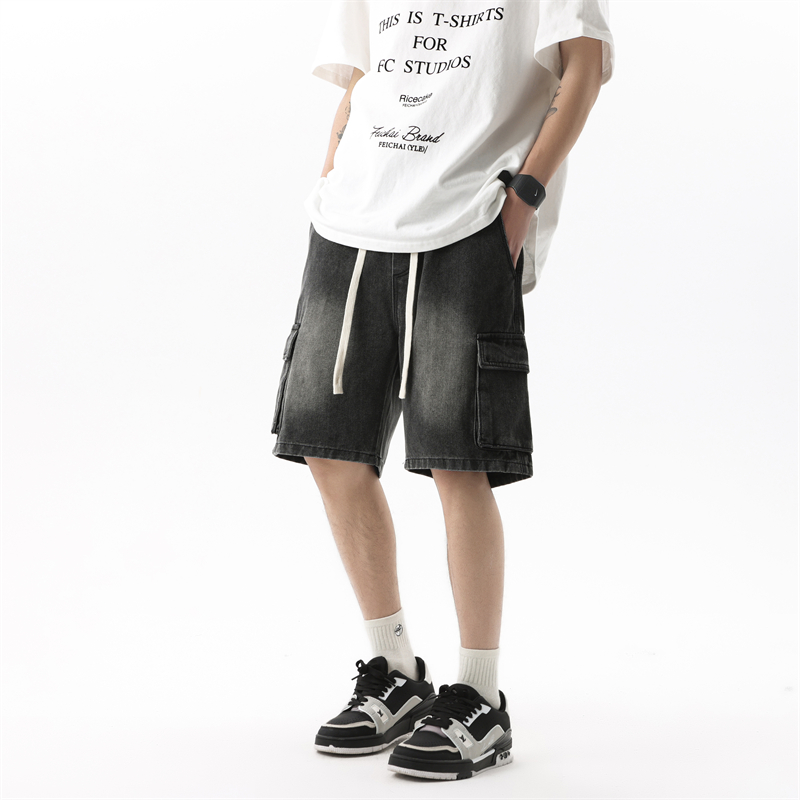 Summer Men's Denim Shorts Retr - Summer Clothing Brands Men recension och pris