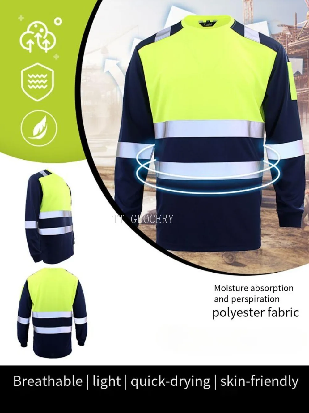 High Visibility Safety Work Sh - Summer Hi Vis Clothing recension och pris