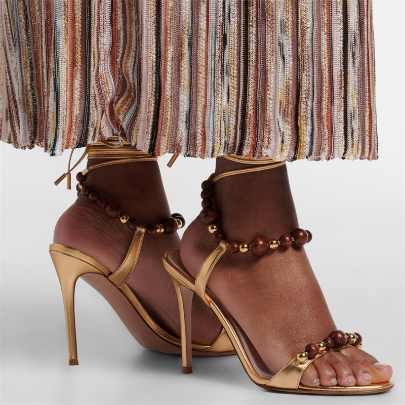 Retro Luxury Brown Leather San - Summer Closet recension och pris